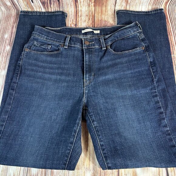 Levi's CLASSIC STRAIGHT Leg Womens Size 8 Mid Rise Jeans Denim Pants 29x29.5 - Picture 4 of 11